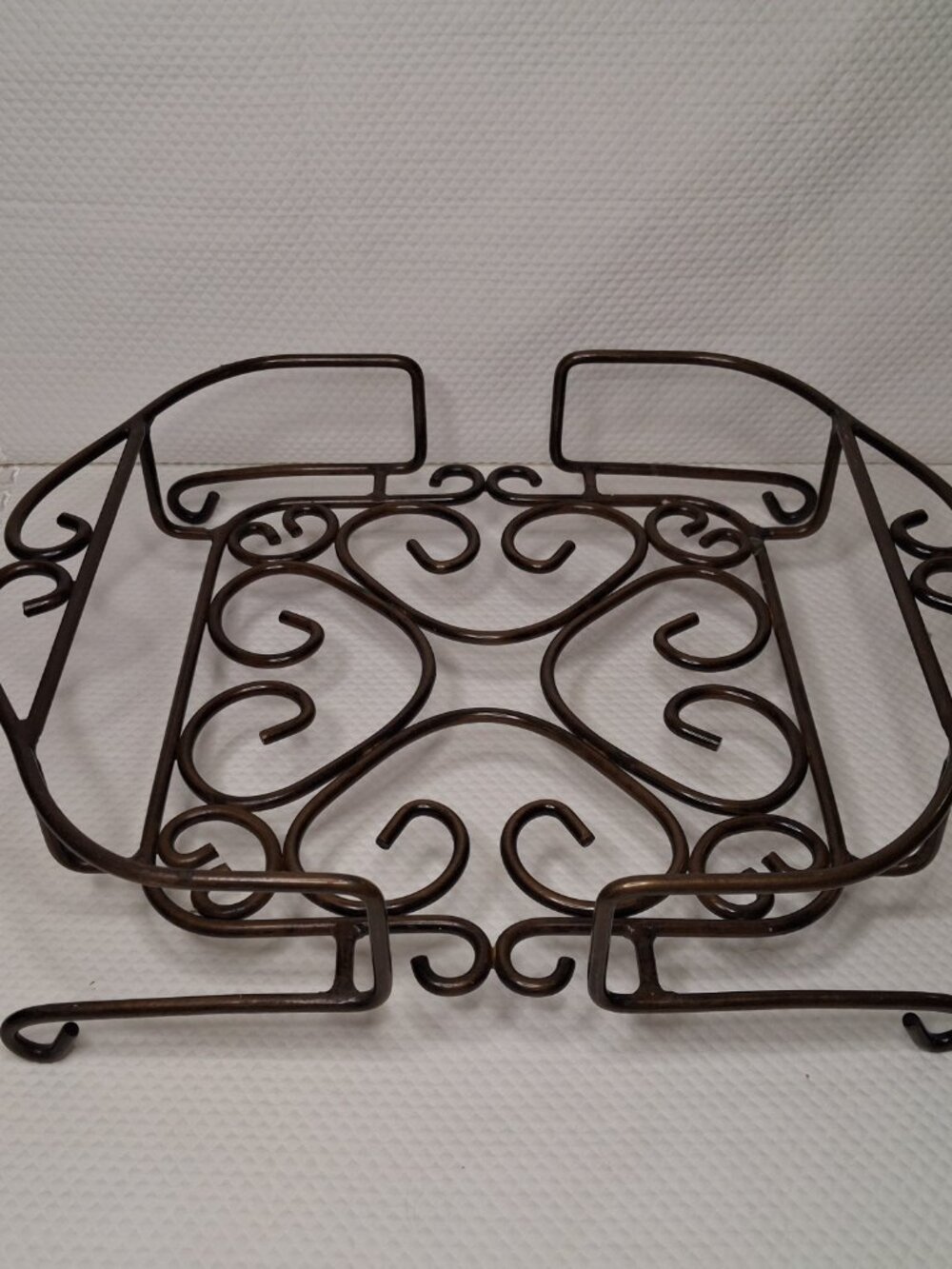 Princess House Fantasia Chip & Dip Meridian Metal Caddy Only